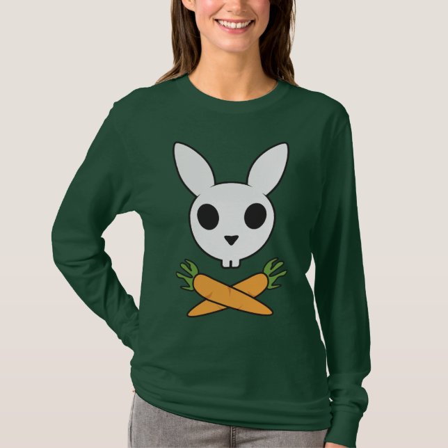 Bunny With Carrots T-Shirt (Front)