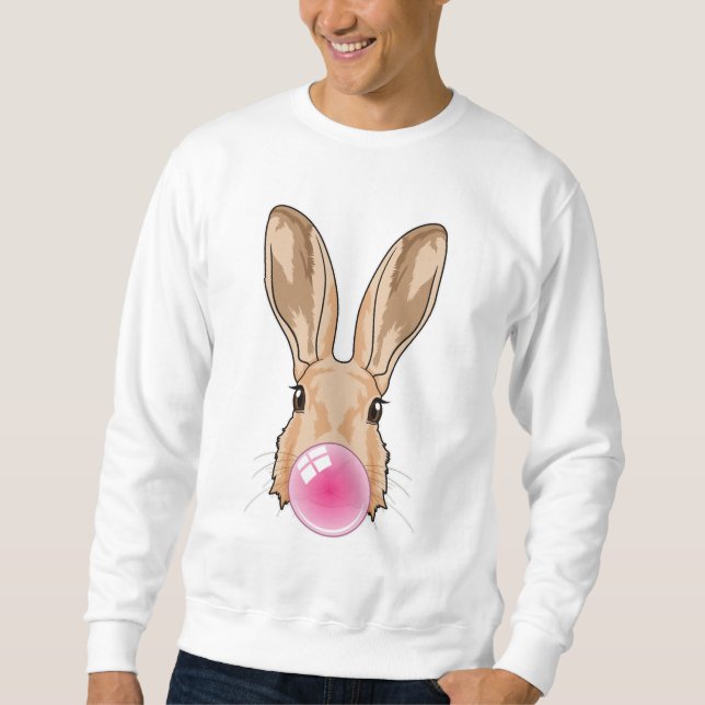 Bunny with Chewing gum Sweatshirt (Front)