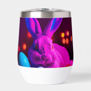 bunny with easter eggs