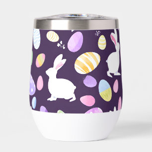 bunny with easter eggs