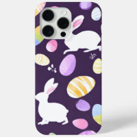 bunny with easter eggs