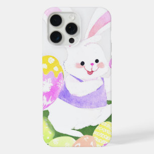 bunny with easter eggs iPhone 15 pro max case