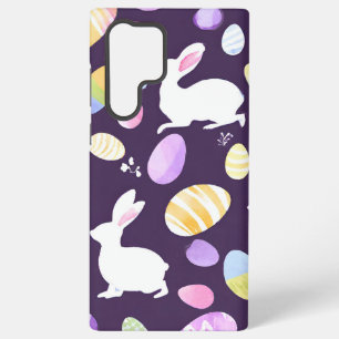 bunny with easter eggs samsung galaxy case