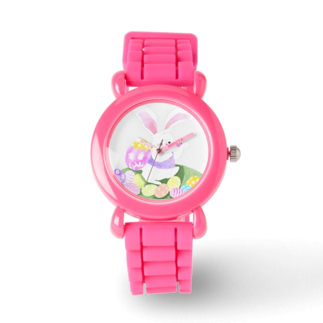 bunny with easter eggs watch (Front)