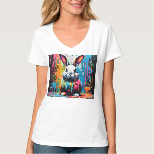 Bunny with splatters T-Shirt