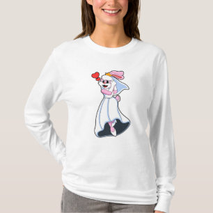 Bunny with Wedding dress & Crown T-Shirt
