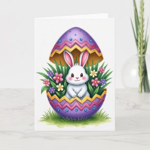 Bunny Zig Zags Spring Card