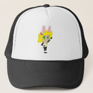 bunnygirl chibi trucker hat