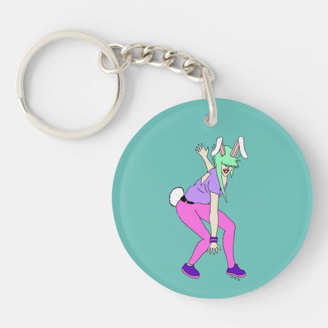 bunnygirl  key ring (Front)