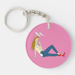 bunnygirl keychain