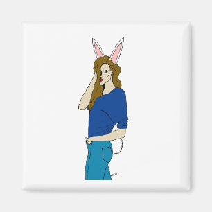 bunnygirl  magnet