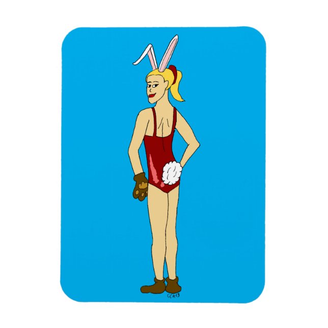 bunnygirl  magnet (Vertical)