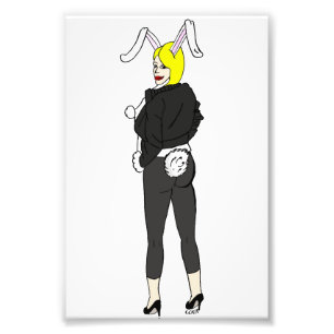 bunnygirl photo print