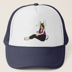 bunnygirl trucker hat