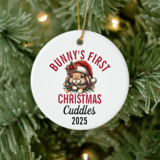 Bunny's First Christmas 2025 Ceramic Tree Decoration