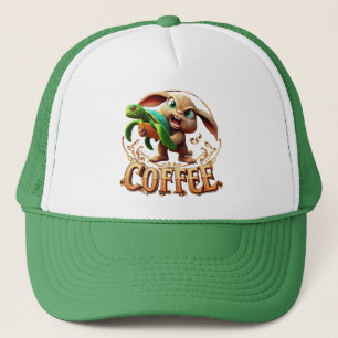 Bunnys Trade: Turtle for Coffee Buy Me A Coffee Trucker Hat