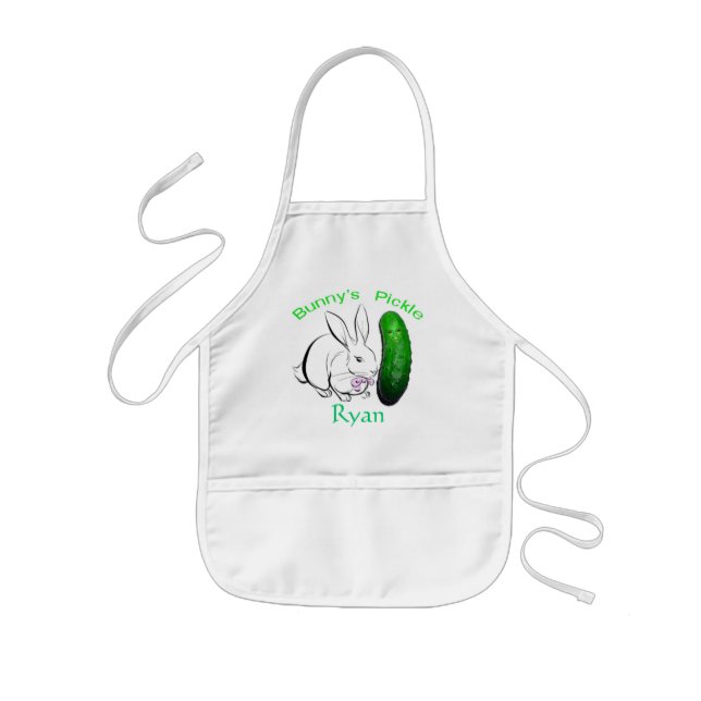 bunnyslogo2 copy, ryan kids apron (Front)