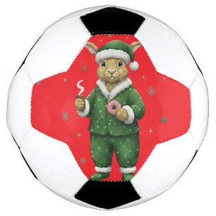 Bunnyverse christmas soccer ball