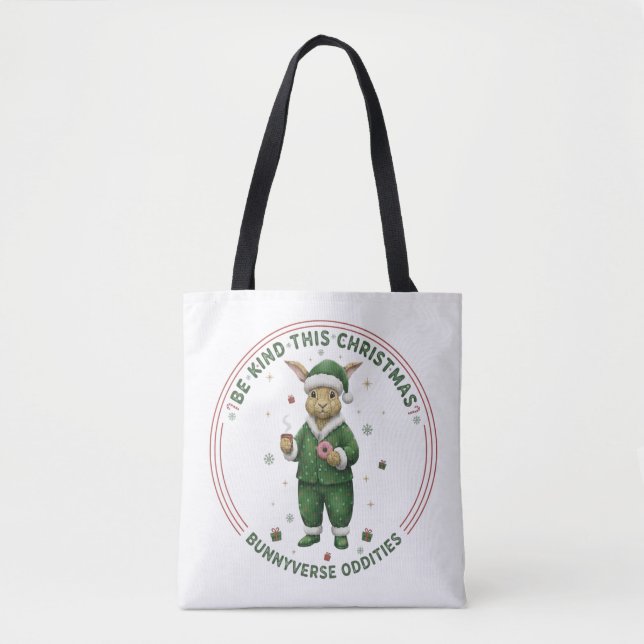 Bunnyverse christmas tote bag (Front)