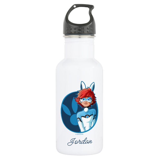 Bunnyx Blue Badge 532 Ml Water Bottle (Front)