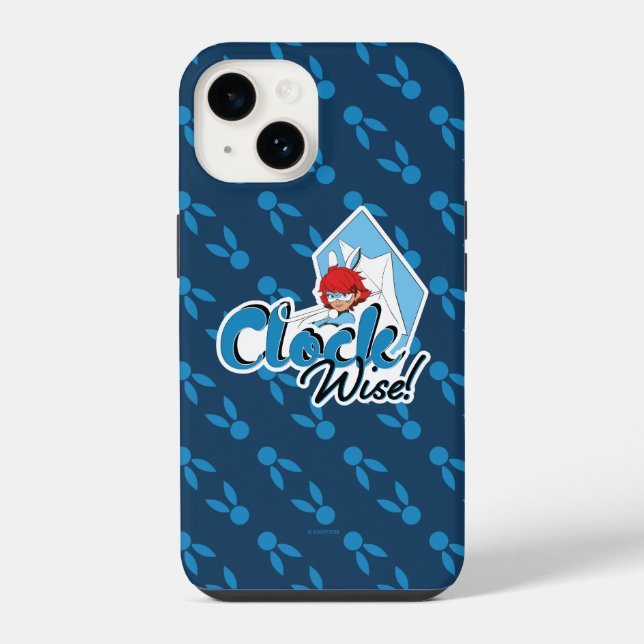 Bunnyx | Clock Wise! iPhone Case (Back)