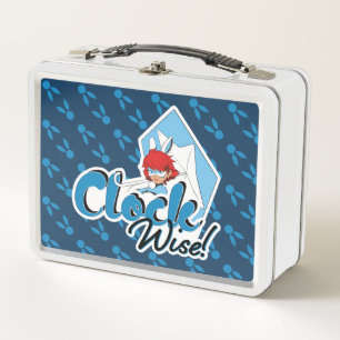 Bunnyx Clock Wise! Metal Lunch Box