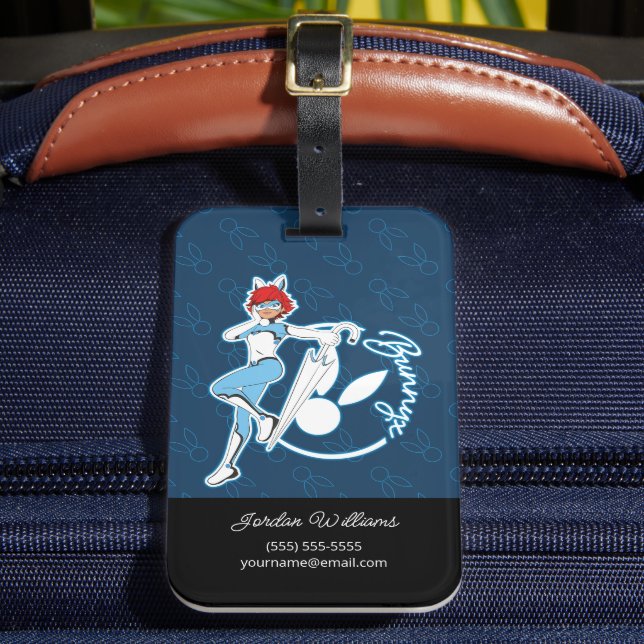 Bunnyx Graphic Luggage Tag (Front Insitu 2)