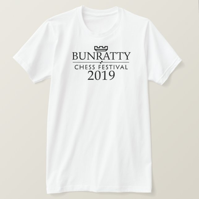 Bunratty Chess Festival 2019 T-Shirt (Design Front)