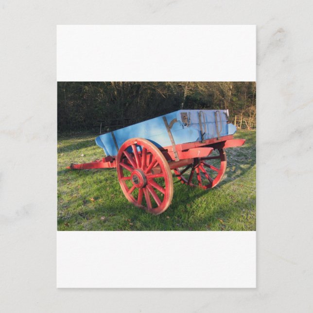 Bunratty farm cart postcard (Front)
