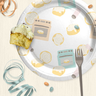 Buns in Ovens Baby Shower Paper Plate