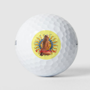 Buns Out Bikini Beach Girl Thunder_Cove Golf Balls