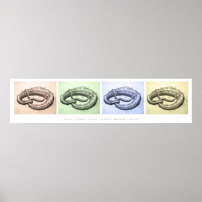 Bunte Brezeln Poster (Front)