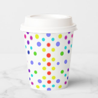 Bunte Punkte Paper Cups