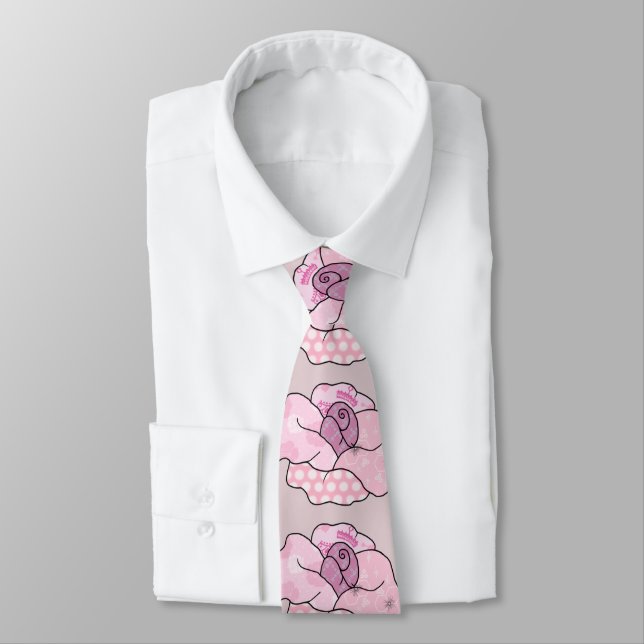 bunte Rose Tie (Tied)