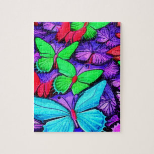 Bunte Schmetterling Zeichnung  Jigsaw Puzzle