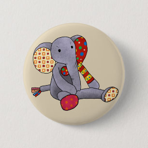 bunter Elefant 6 Cm Round Badge