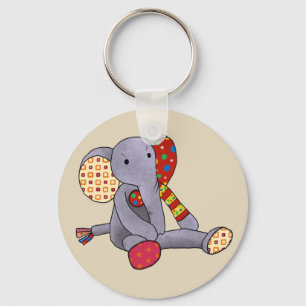 bunter Elefant Key Ring
