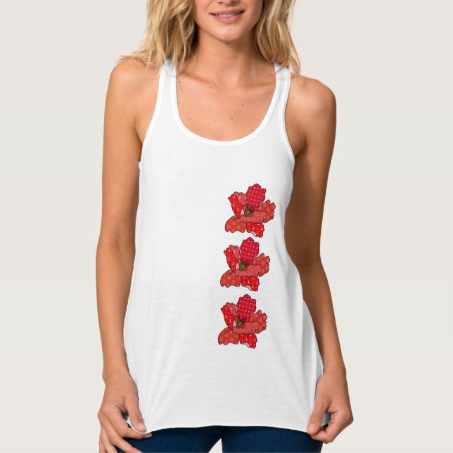 Bunter Mohn Tank Top (Front)