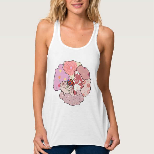 bunter Mohn Tank Top (Front)
