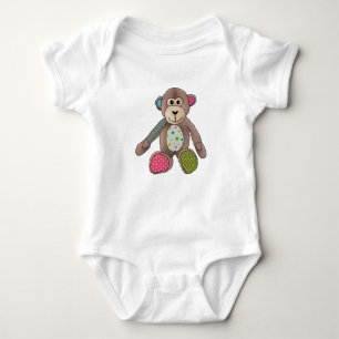 Bunter monkey baby bodysuit