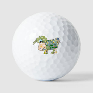 buntes Schaf Golf Balls