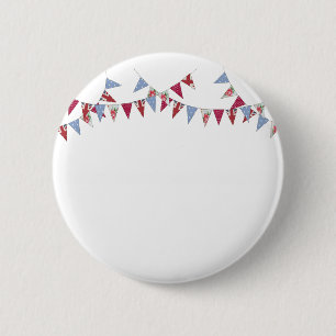 Bunting - 6 cm round badge