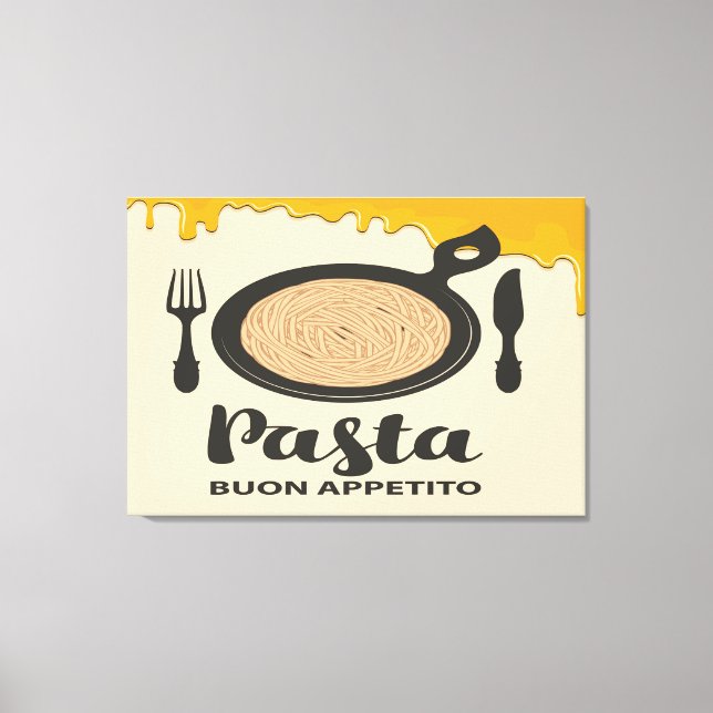 Buon Appetite Canvas Print (Front)