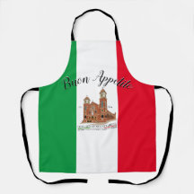 Buon Appetito All-Over Print Apron
