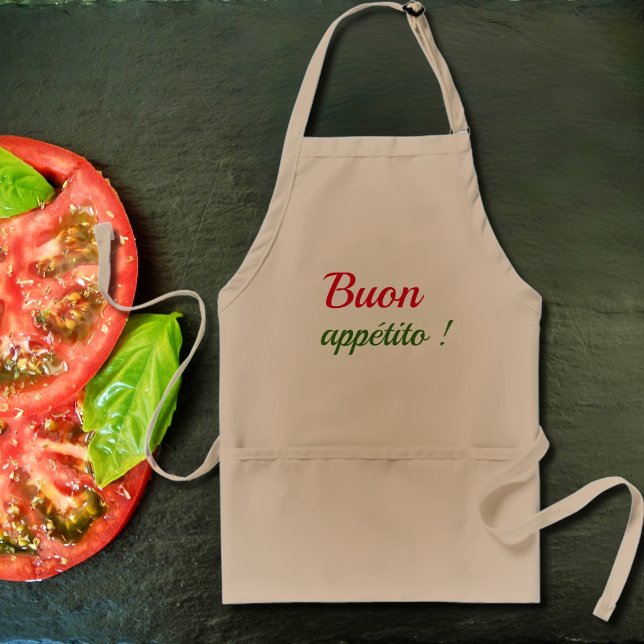 Buon appétito standard apron (Creator Uploaded)
