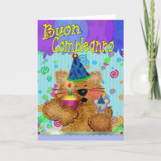 Buon Compleanno Card