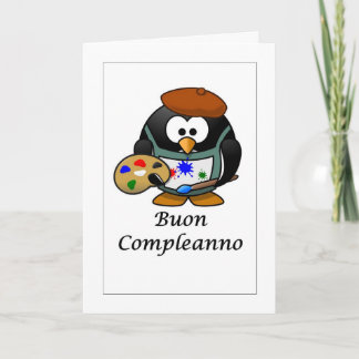 Buon Compleanno - Happy Birthday in Italian Card