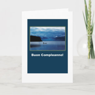 Buon Compleanno - Happy Birthday in Italian Card