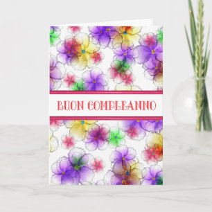 Buon Compleanno Italian Birthday card