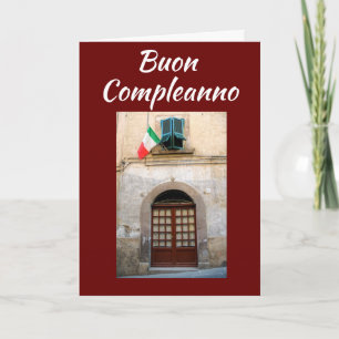 "BUON COMPLEANNO" *****ITALIAN**** BIRTHDAY CARD
